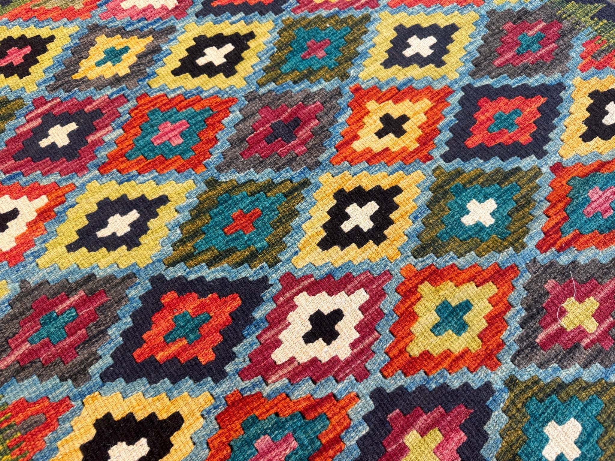 Afghan Maimana Kilim Rug | 2' 10" x 4' 5" - Rug the Rock - available