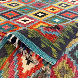 Afghan Maimana Kilim Rug | 2' 10" x 4' 5" - Rug the Rock - available