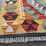 Afghan Maimana Kilim Rug | 2' 2" x 2' 10" - Rug the Rock - available
