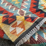 Afghan Maimana Kilim Rug | 2' 2" x 2' 10" - Rug the Rock - available