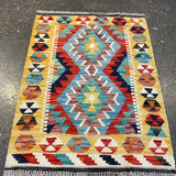 Afghan Maimana Kilim Rug | 2' 2" x 2' 10" - Rug the Rock - available