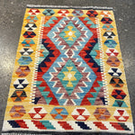 Afghan Maimana Kilim Rug | 2' 2" x 2' 10" - Rug the Rock - available