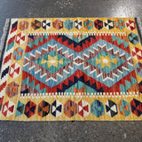 Afghan Maimana Kilim Rug | 2' 2" x 2' 10" - Rug the Rock - available