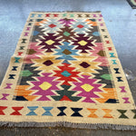 Afghan Maimana Kilim Rug | 2' 8" x 3' 11" - Rug the Rock - available