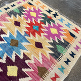 Afghan Maimana Kilim Rug | 2' 8" x 3' 11" - Rug the Rock - available