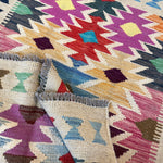 Afghan Maimana Kilim Rug | 2' 8" x 3' 11" - Rug the Rock - available