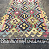Afghan Maimana Kilim Rug | 2' 8" x 6' 3" - Rug the Rock - available