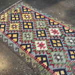 Afghan Maimana Kilim Rug | 2' 8" x 6' 3" - Rug the Rock - available