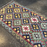 Afghan Maimana Kilim Rug | 2' 8" x 6' 3" - Rug the Rock - available