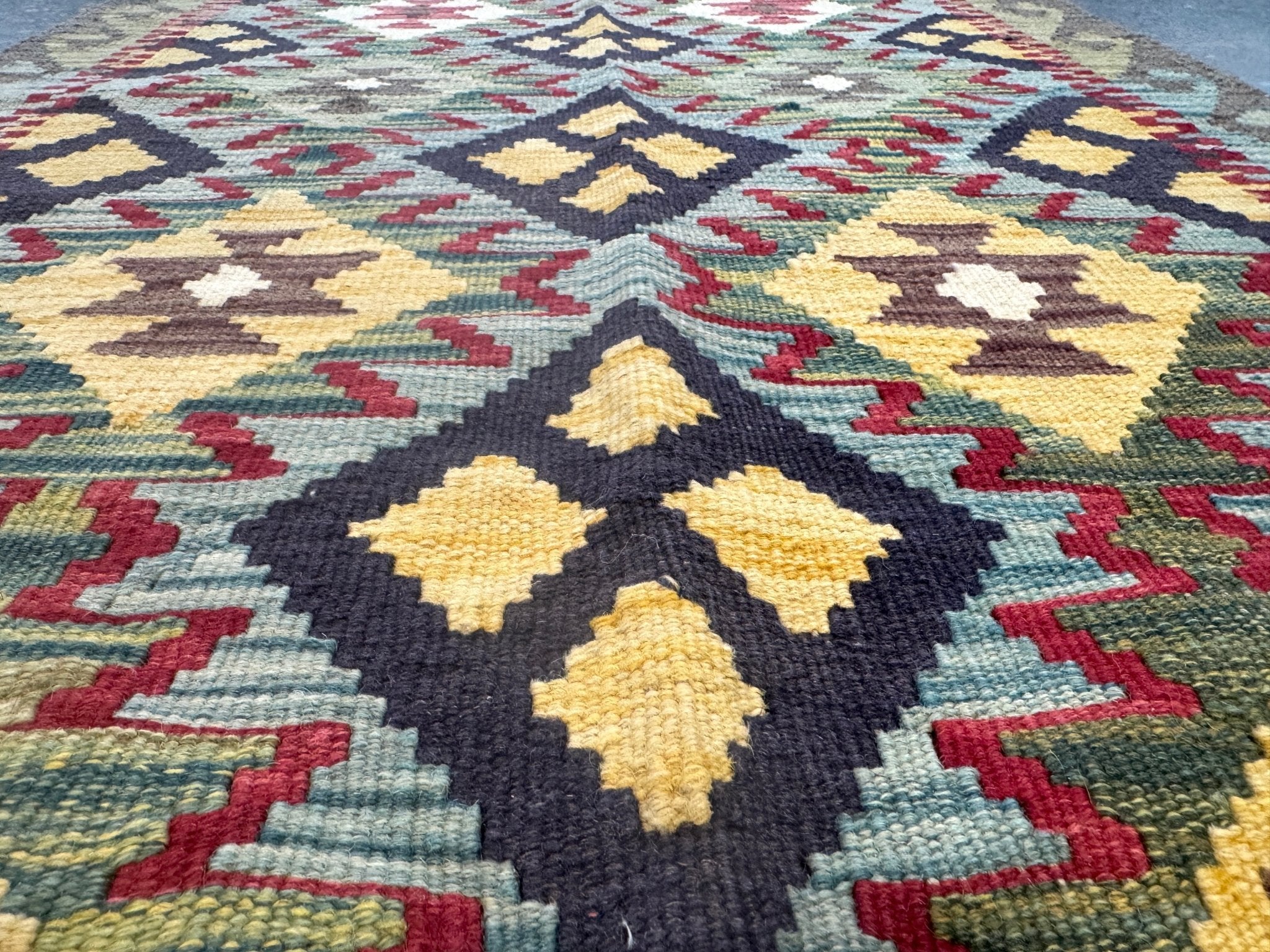 Afghan Maimana Kilim Rug | 2' 8" x 6' 3" - Rug the Rock - available