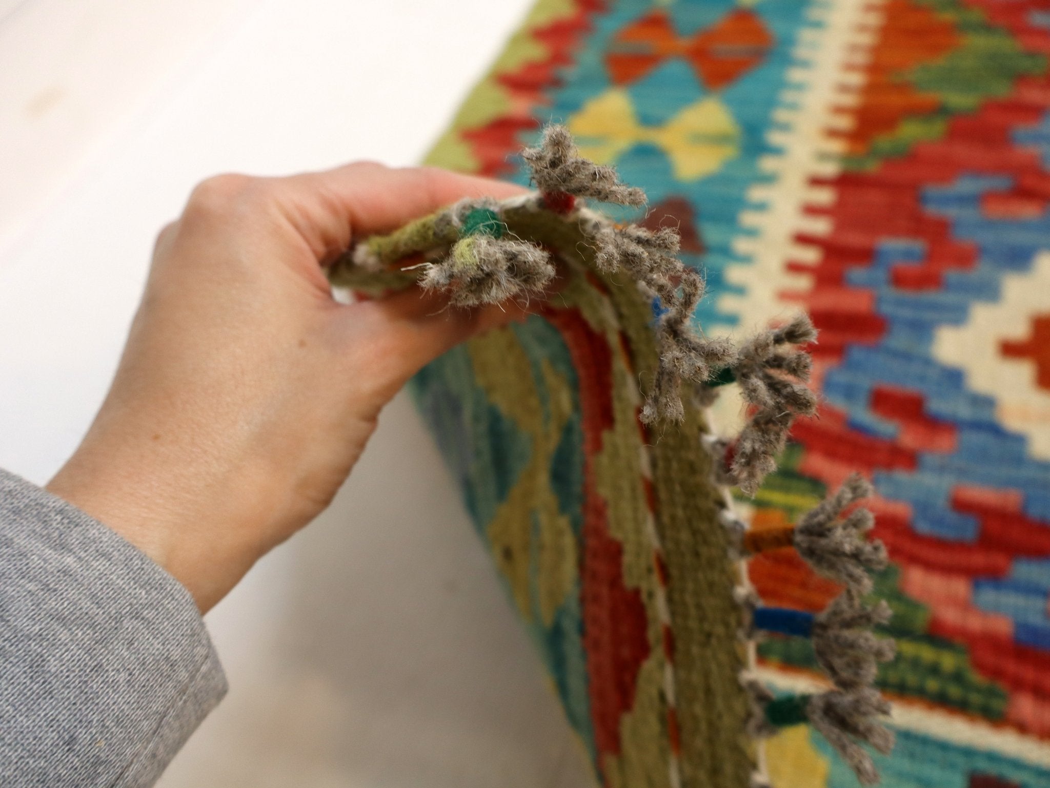 Afghan Maimana Kilim Rug | 2' 8" x 6' 8" - Rug the Rock - available