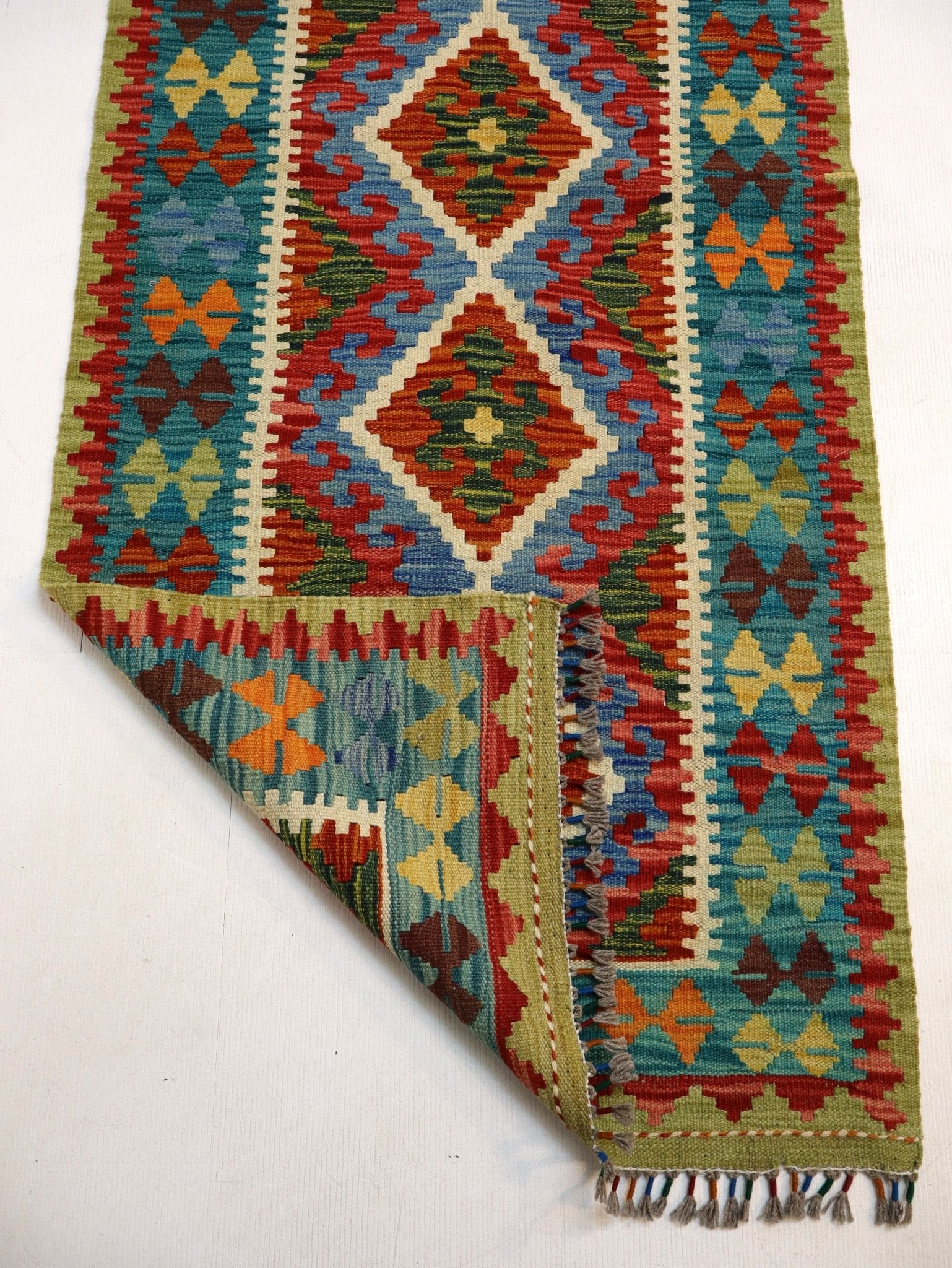 Afghan Maimana Kilim Rug | 2' 8" x 6' 8" - Rug the Rock - available