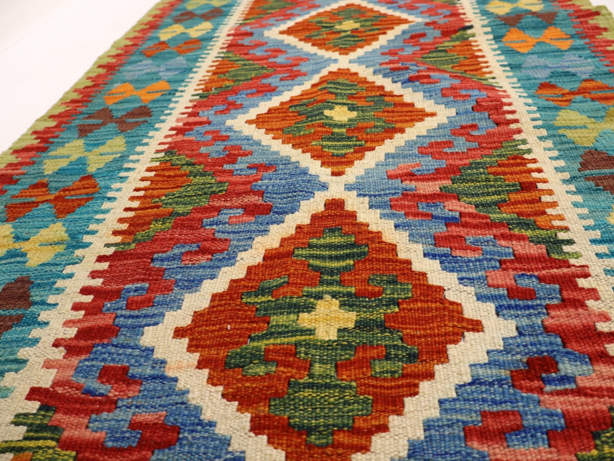 Afghan Maimana Kilim Rug | 2' 8" x 6' 8" - Rug the Rock - available