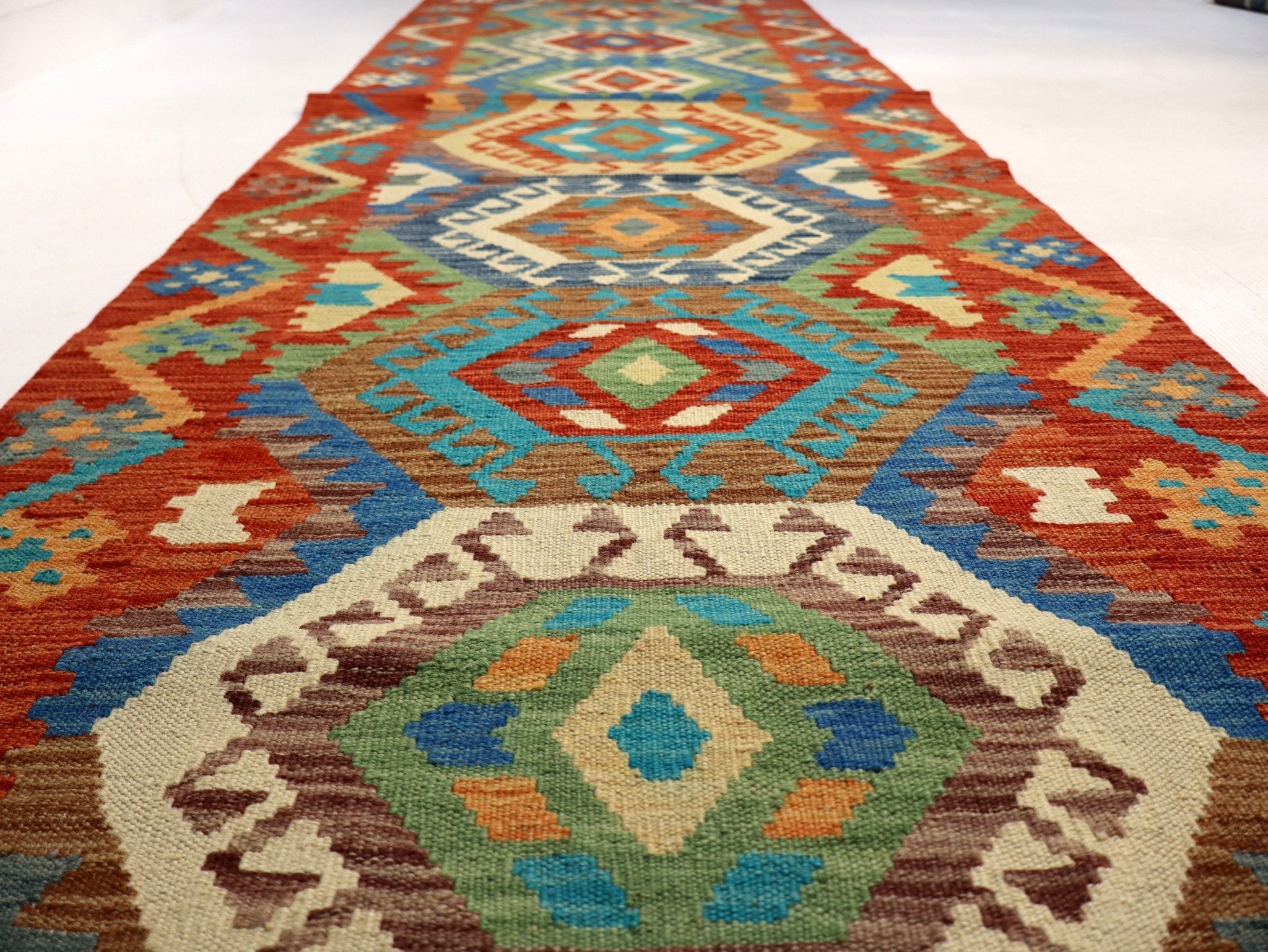 Afghan Maimana Kilim Rug | 2' 9" x 10' 2" - Rug the Rock - available