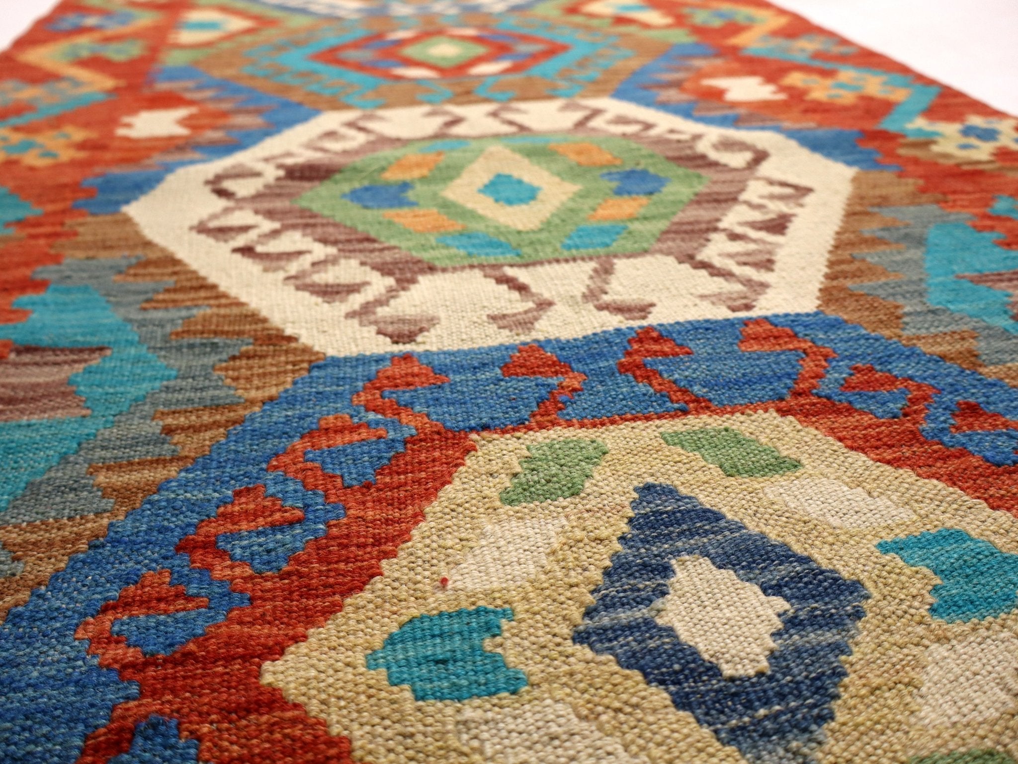 Afghan Maimana Kilim Rug | 2' 9" x 10' 2" - Rug the Rock - available