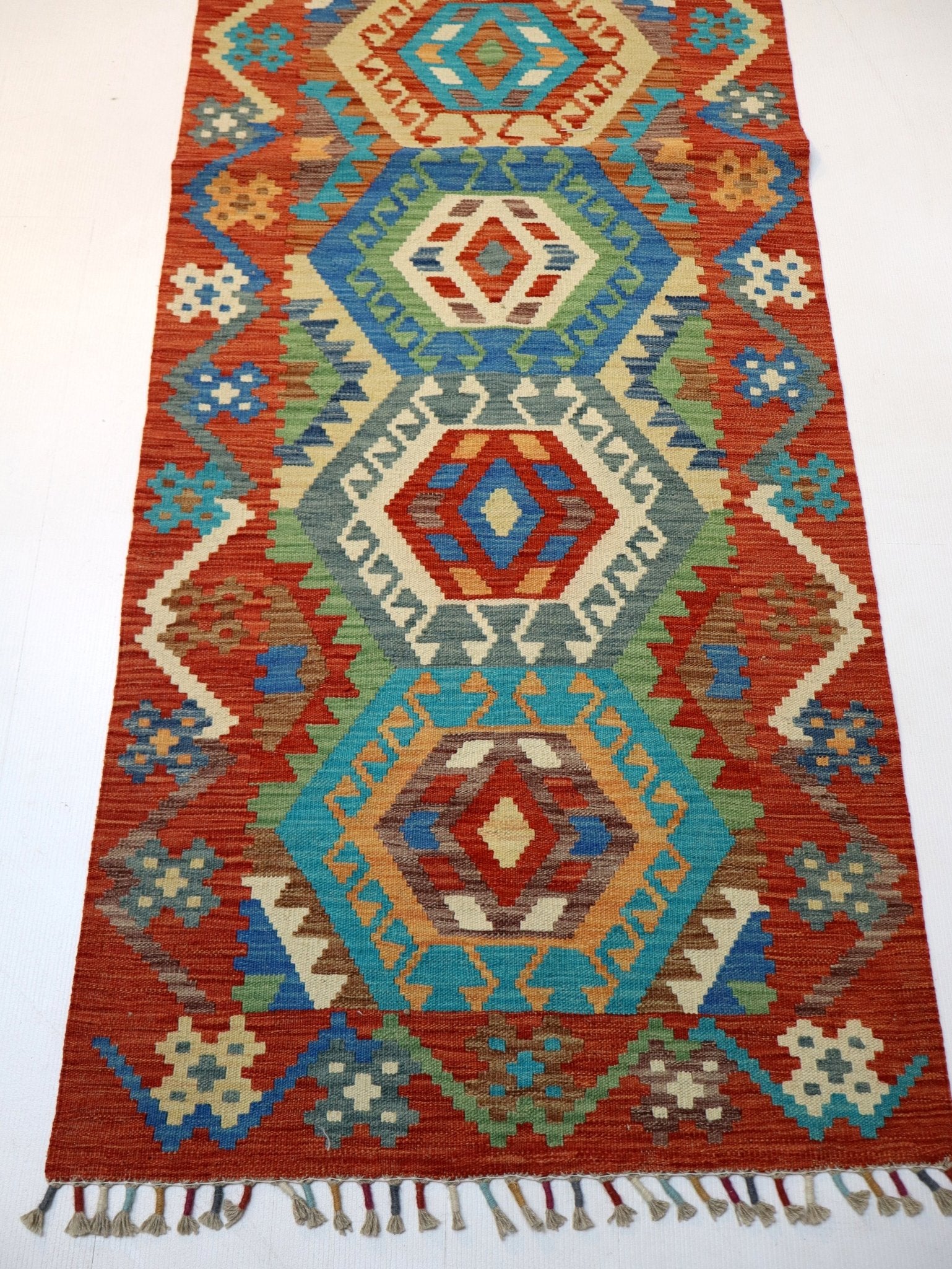 Afghan Maimana Kilim Rug | 2' 9" x 10' 2" - Rug the Rock - available