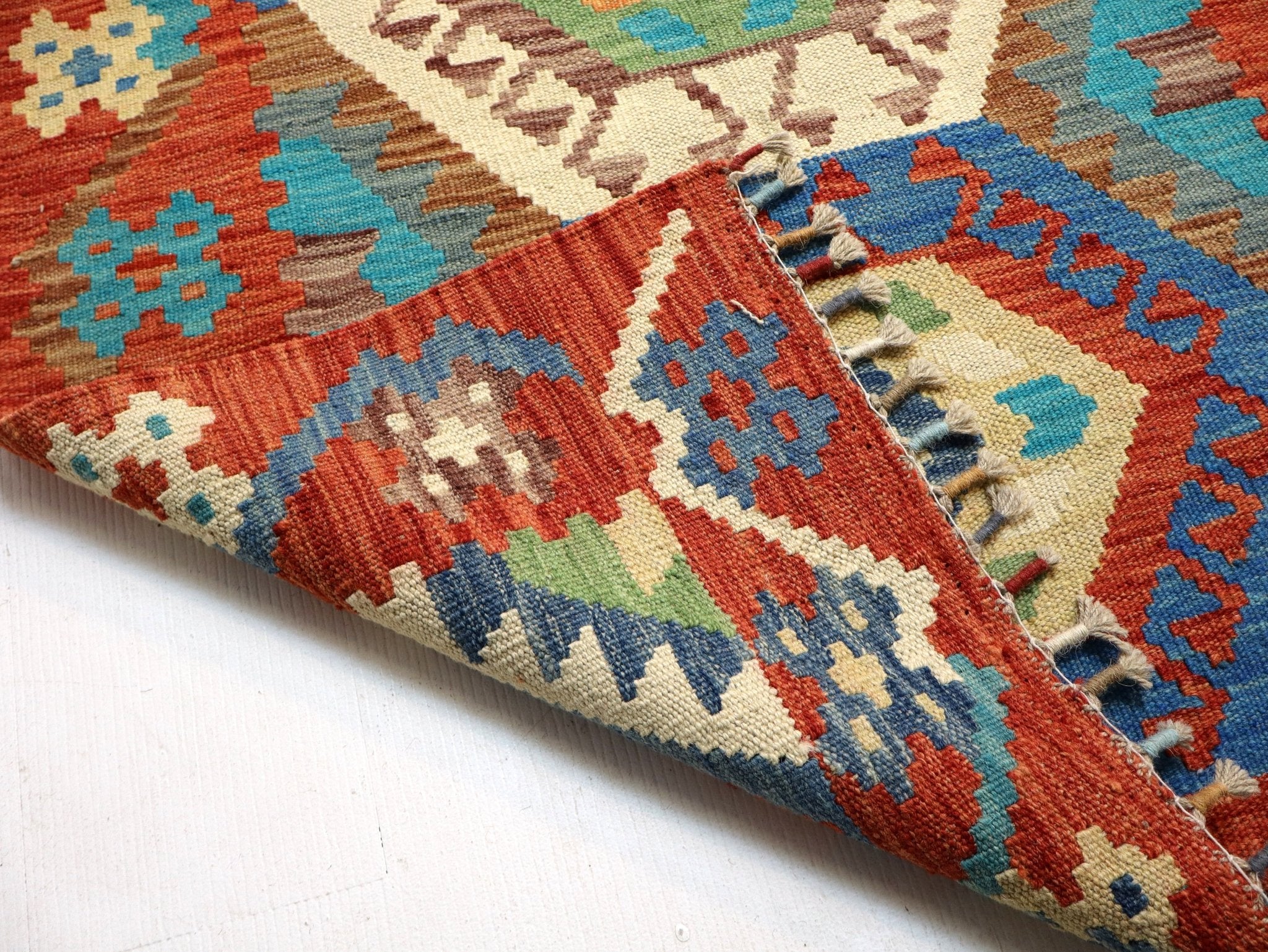 Afghan Maimana Kilim Rug | 2' 9" x 10' 2" - Rug the Rock - available