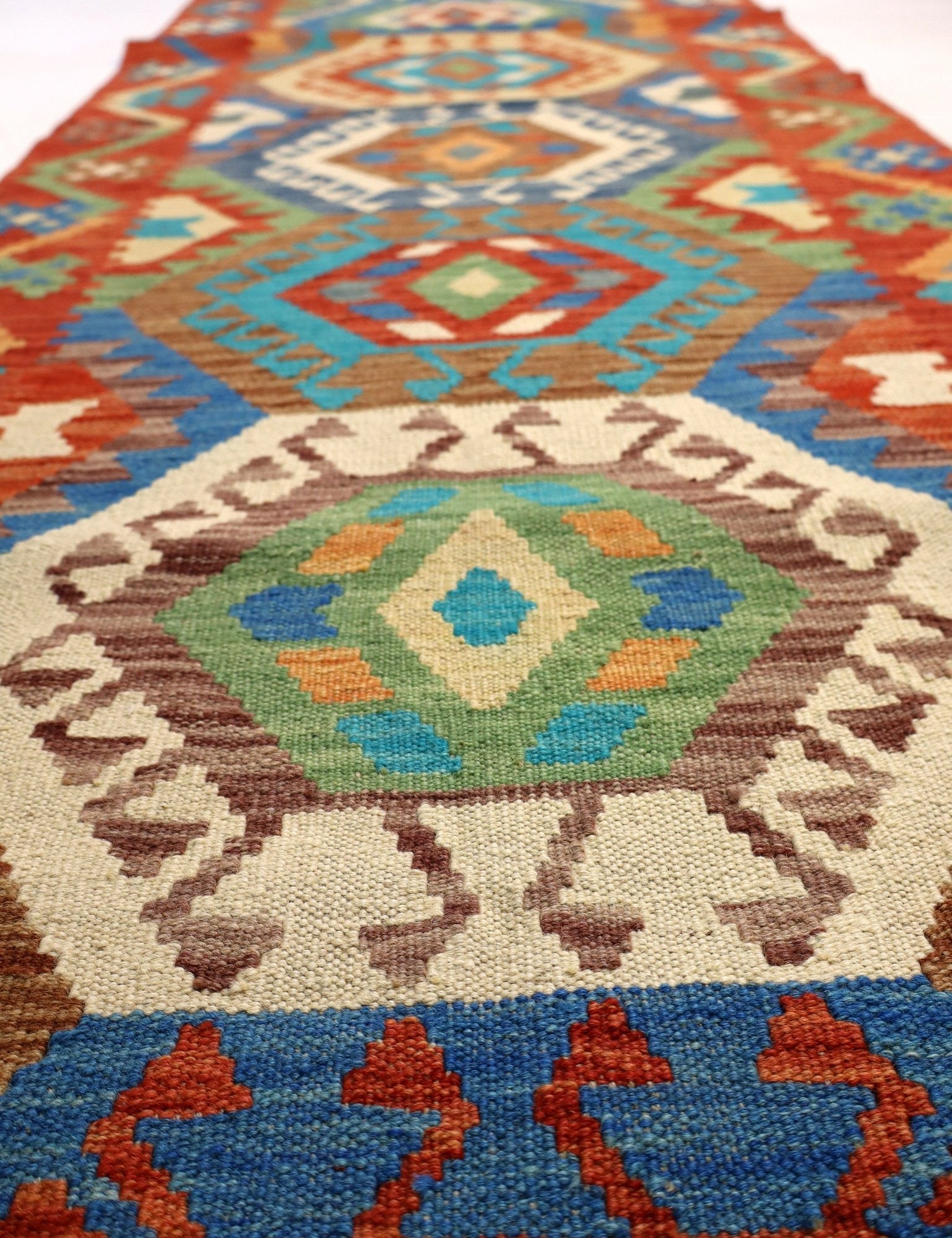 Afghan Maimana Kilim Rug | 2' 9" x 10' 2" - Rug the Rock - available