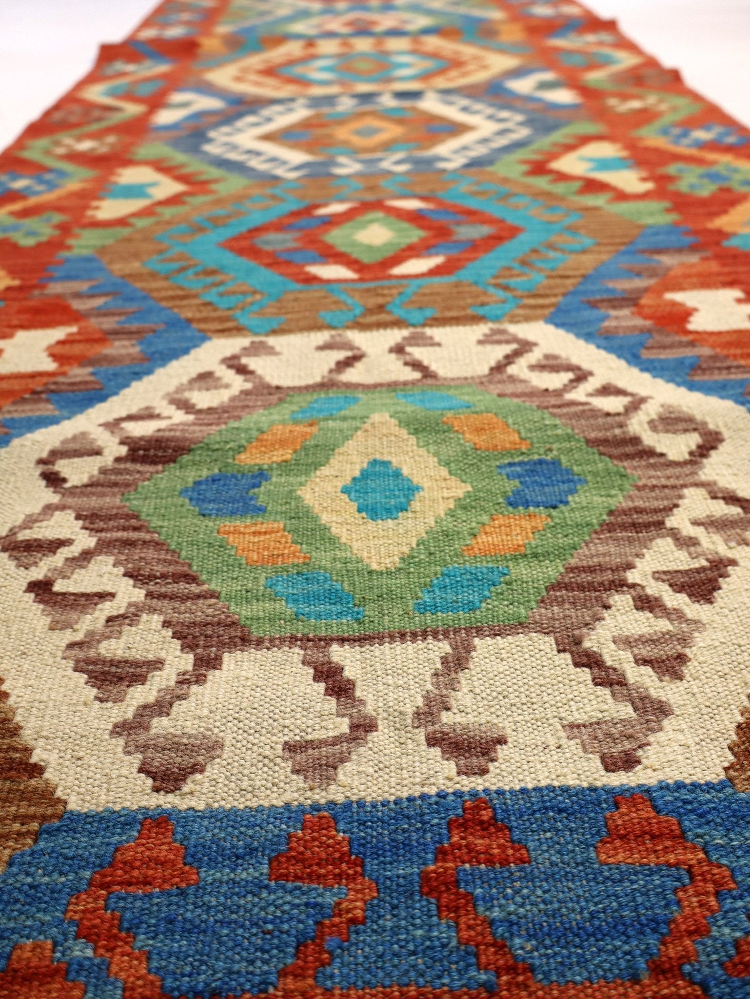 Afghan Maimana Kilim Rug | 2' 9" x 10' 2" - Rug the Rock - available