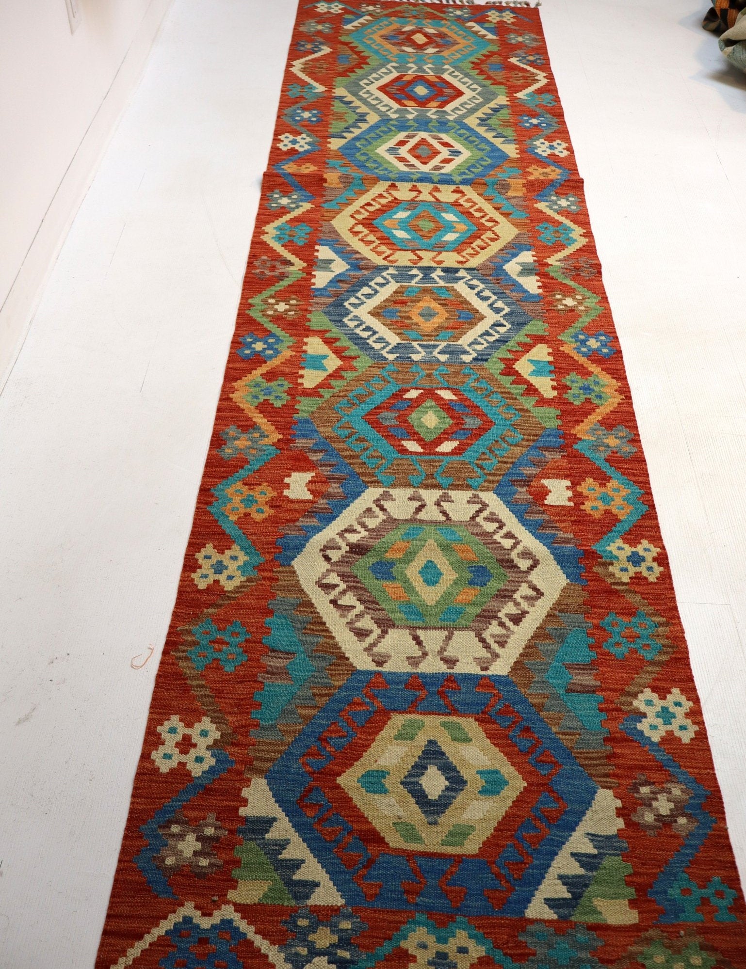 Afghan Maimana Kilim Rug | 2' 9" x 10' 2" - Rug the Rock - available