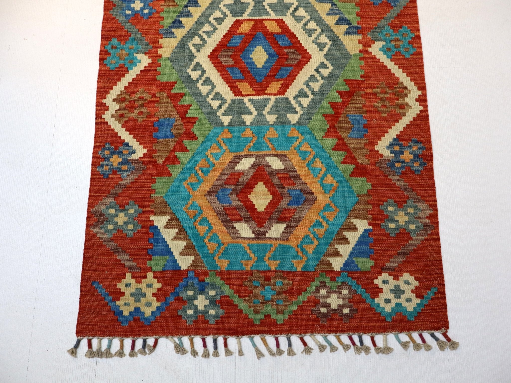 Afghan Maimana Kilim Rug | 2' 9" x 10' 2" - Rug the Rock - available