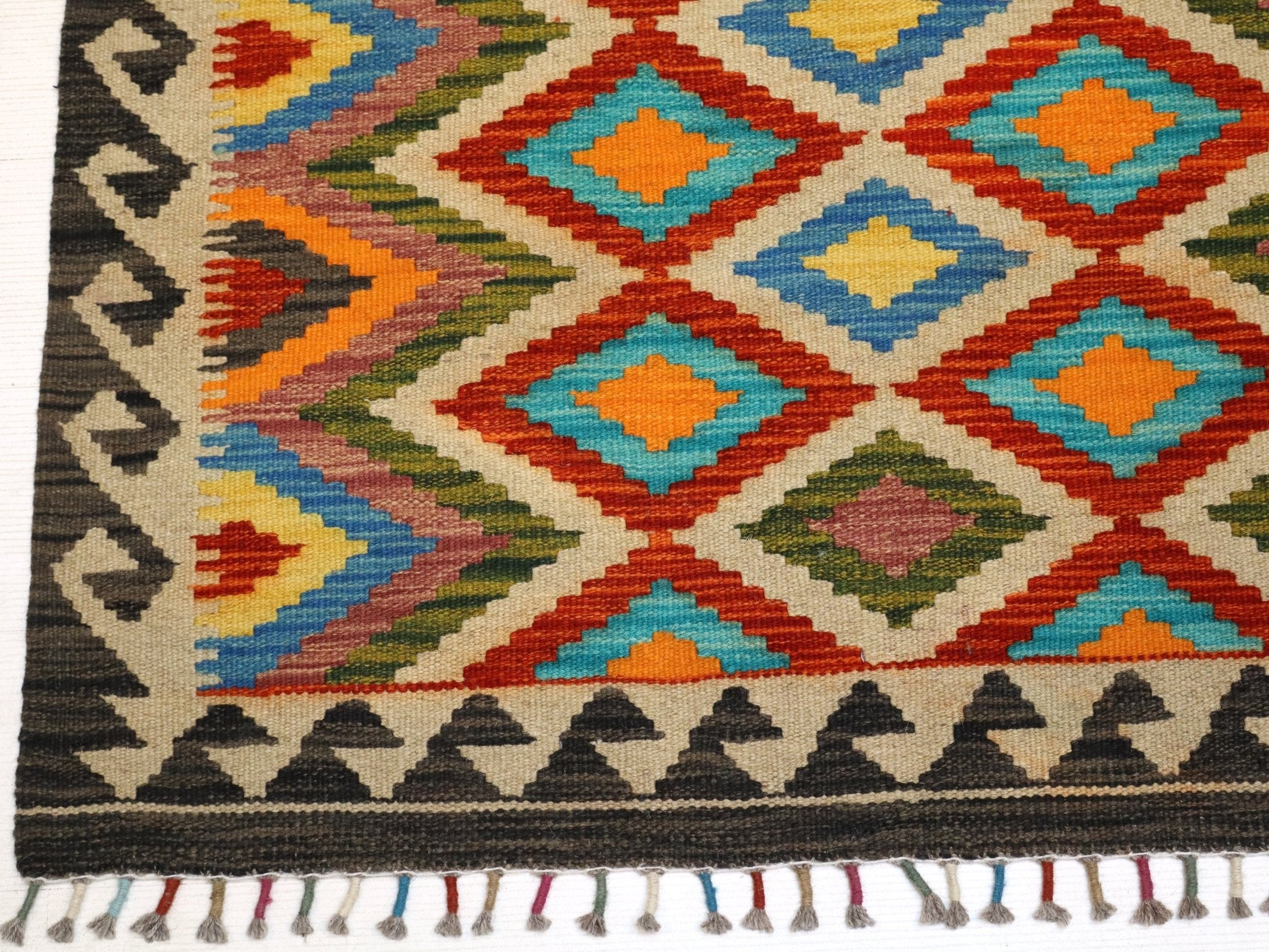 Afghan Maimana Kilim Rug | 3' 4" x 5' - Rug the Rock - available
