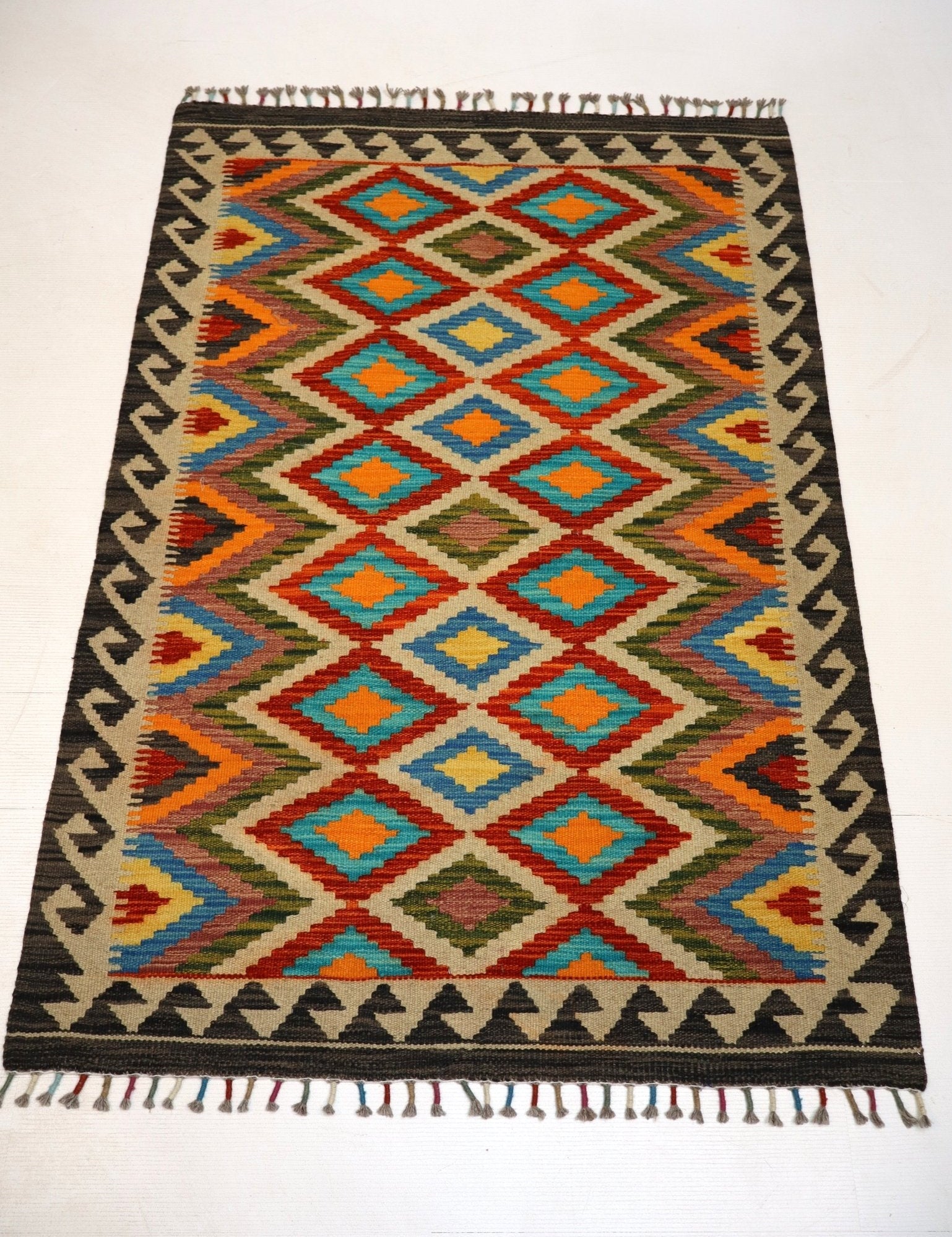 Afghan Maimana Kilim Rug | 3' 4" x 5' Rug the Rock