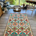 Afghan Maimana Kilim Rug | 3' 5" x 5' 1" - Rug the Rock