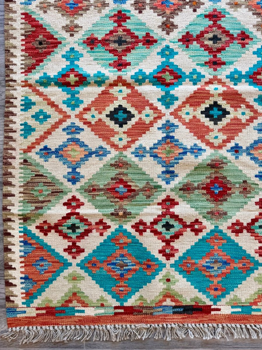 Afghan Maimana Kilim Rug | 3' 5" x 5' 1" - Rug the Rock