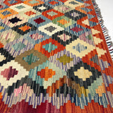 Afghan Maimana Kilim Rug | 3' 5" x 6' 8" - Rug the Rock - available
