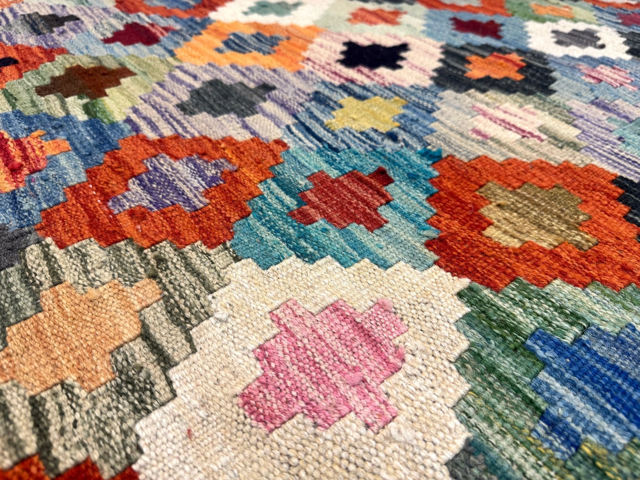 Afghan Maimana Kilim Rug | 3' 5" x 6' 8" - Rug the Rock - available