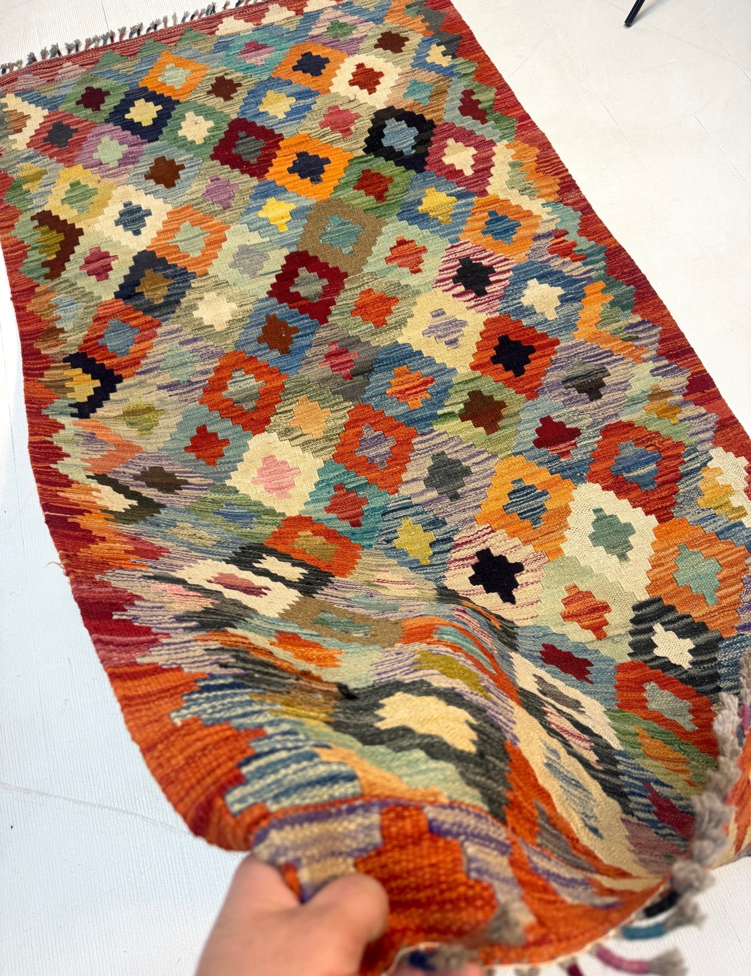 Afghan Maimana Kilim Rug | 3' 5" x 6' 8" - Rug the Rock - available