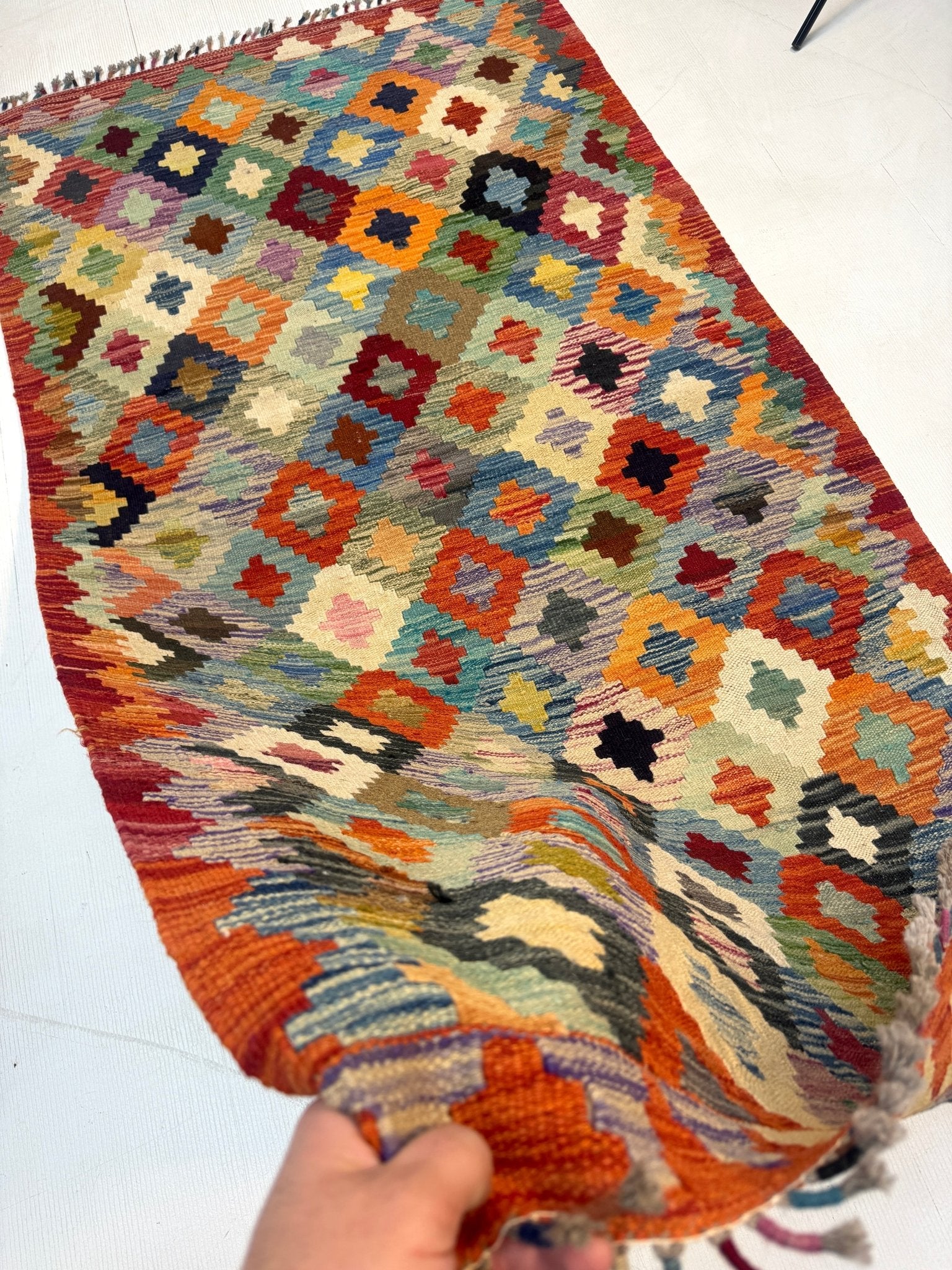 Afghan Maimana Kilim Rug | 3' 5" x 6' 8" - Rug the Rock - available