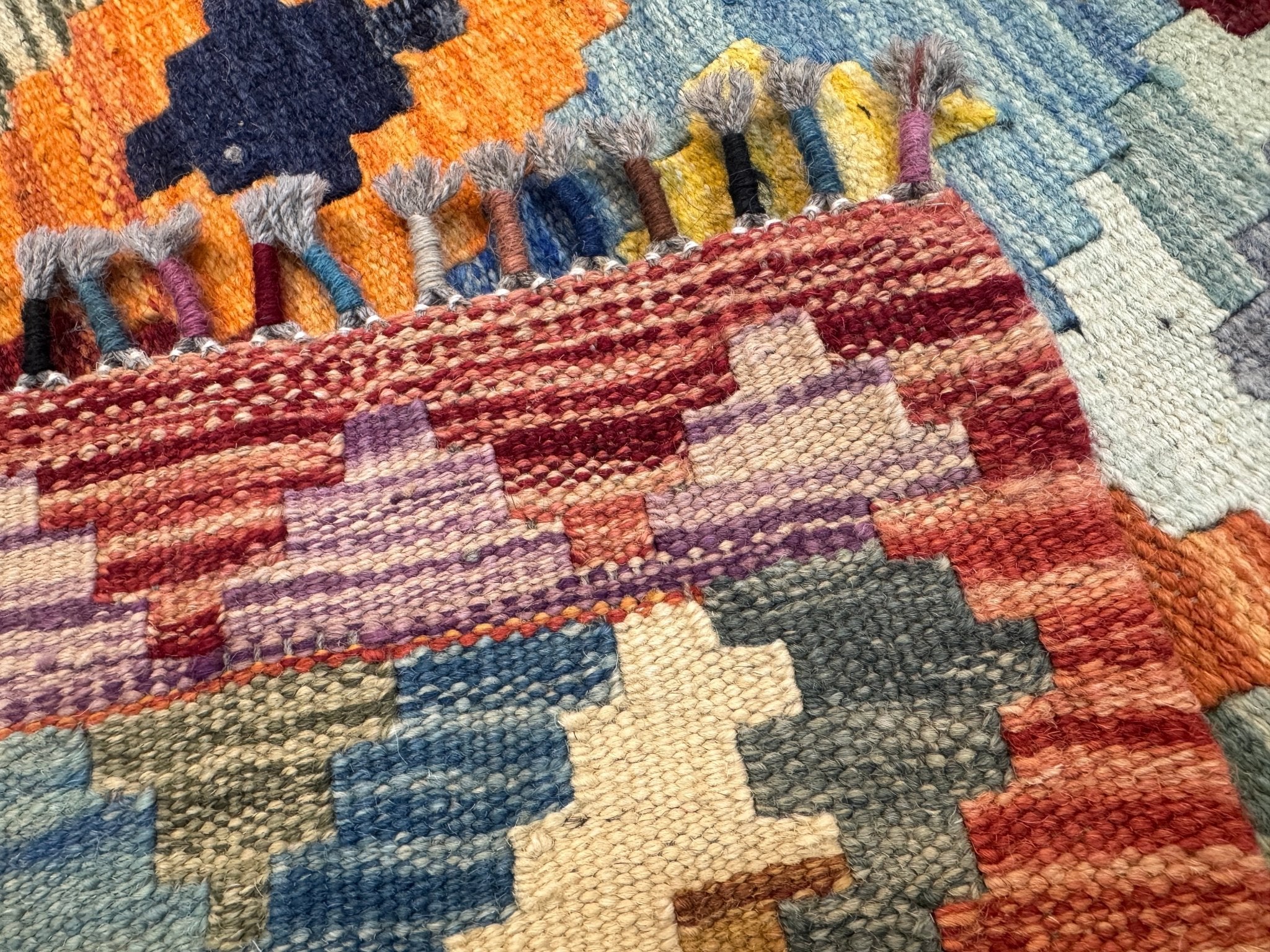 Afghan Maimana Kilim Rug | 3' 5" x 6' 8" - Rug the Rock - available