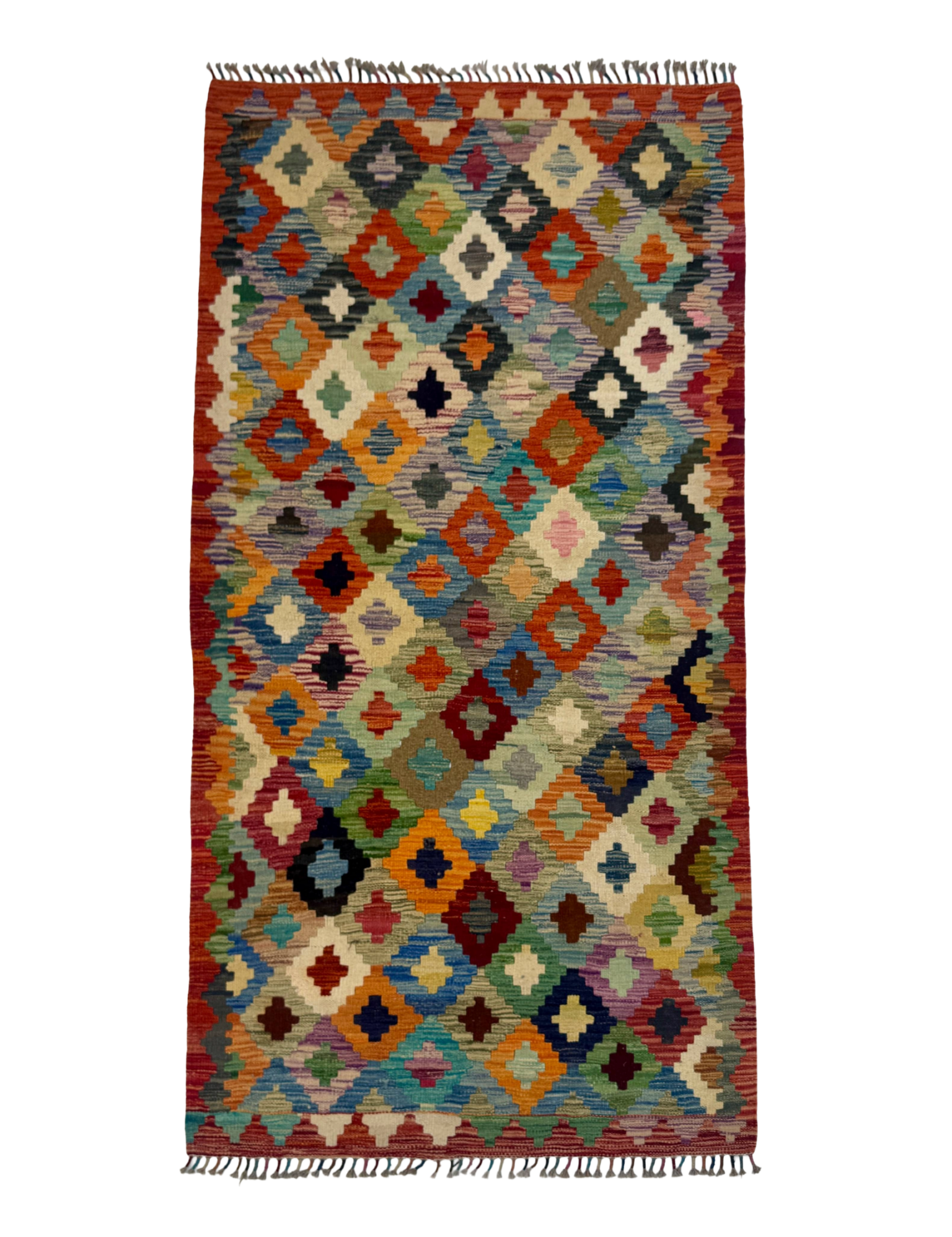 Afghan Maimana Kilim Rug | 3' 5" x 6' 8" - Rug the Rock - available