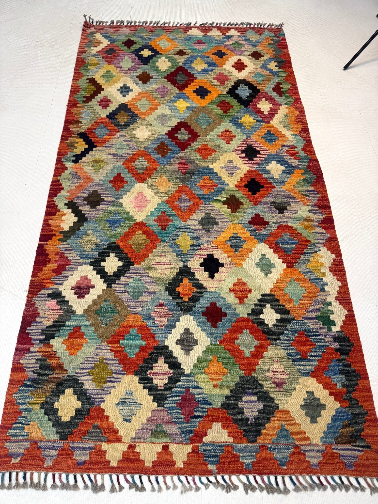 Afghan Maimana Kilim Rug | 3' 5" x 6' 8" - Rug the Rock - available
