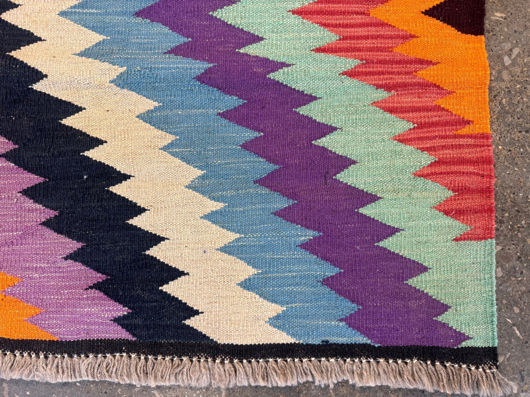 Afghan Maimana Kilim Rug | 3' 6" x 5' - Rug the Rock - available