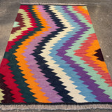 Afghan Maimana Kilim Rug | 3' 6" x 5' - Rug the Rock - available