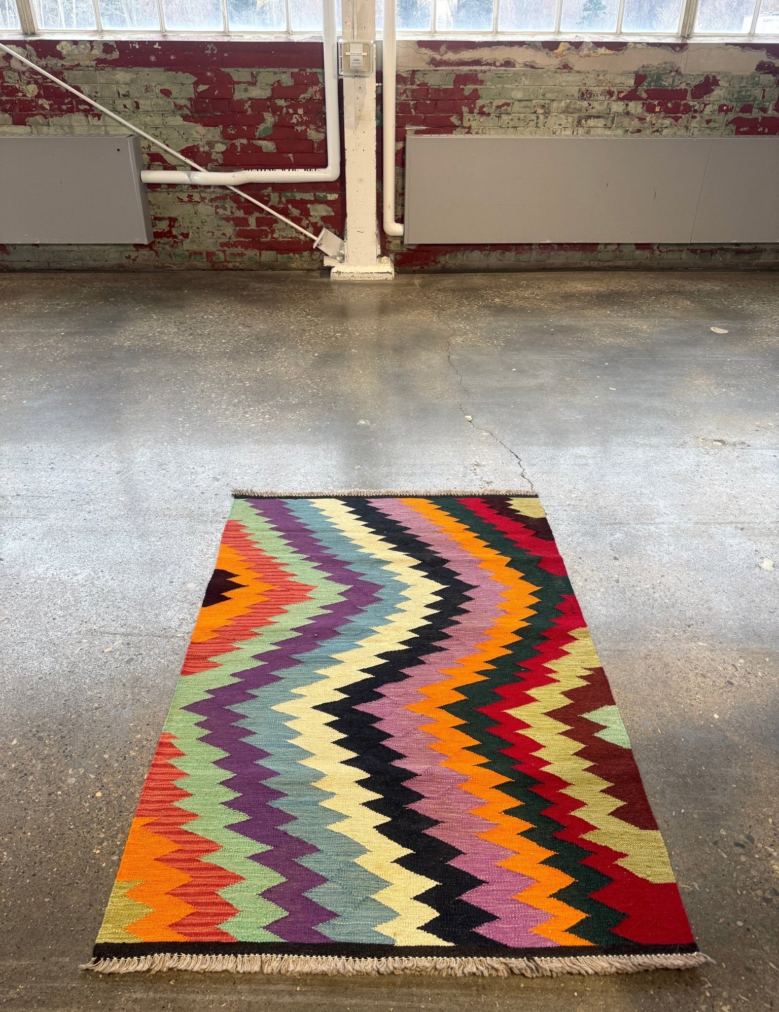 Afghan Maimana Kilim Rug | 3' 6" x 5' - Rug the Rock - available