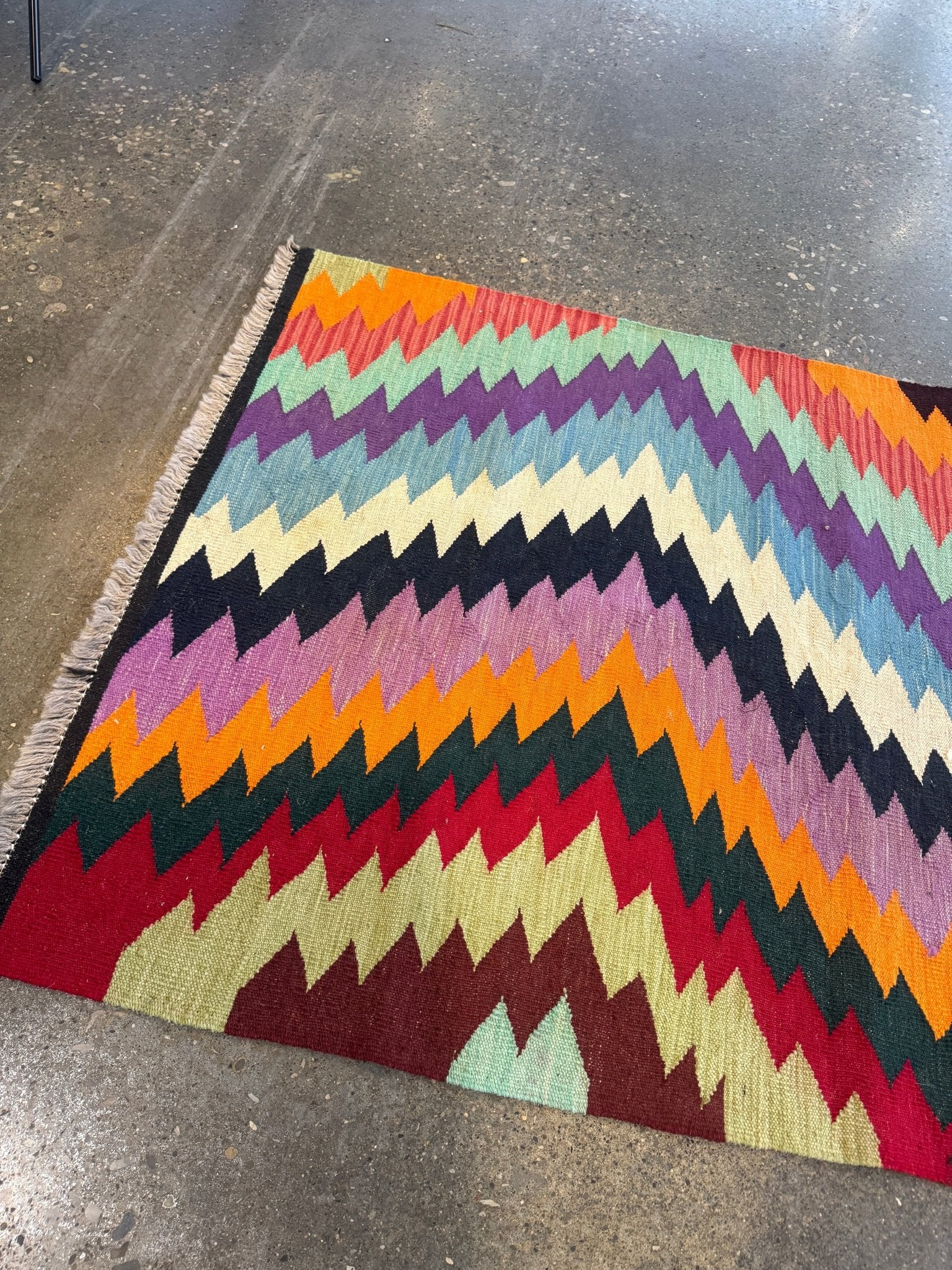 Afghan Maimana Kilim Rug | 3' 6" x 5' - Rug the Rock - available