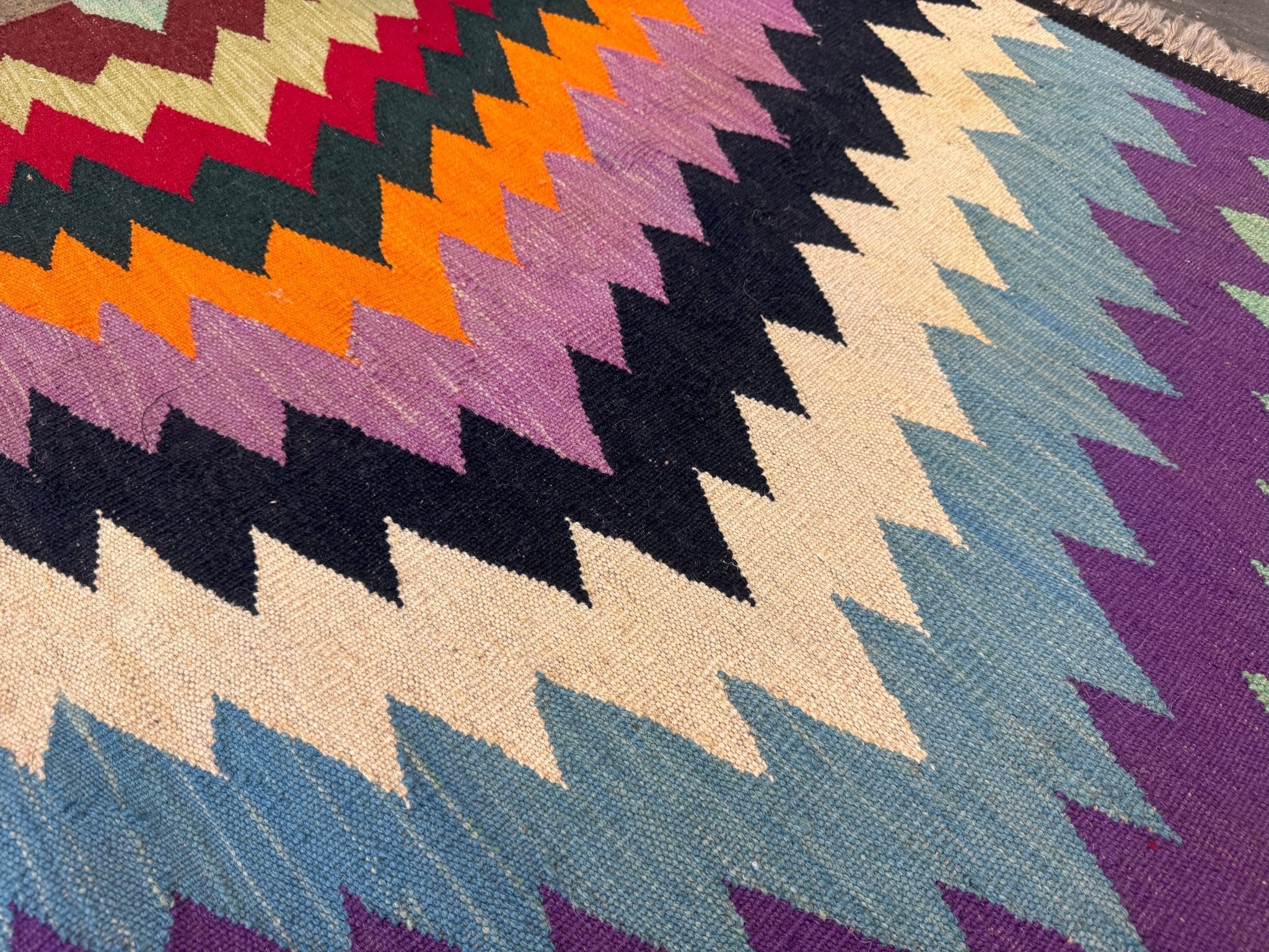 Afghan Maimana Kilim Rug | 3' 6" x 5' - Rug the Rock - available