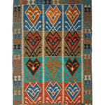 Afghan Maimana Kilim Rug | 4' 1" x 5' 9" - Rug the Rock - available