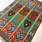 Afghan Maimana Kilim Rug | 4' 1" x 5' 9" - Rug the Rock - available