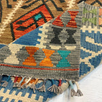 Afghan Maimana Kilim Rug | 4' 1" x 5' 9" - Rug the Rock - available