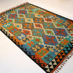 Afghan Maimana Kilim Rug | 4' 2" x 6' 6" - Rug the Rock - available