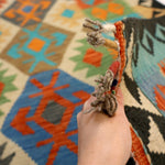 Afghan Maimana Kilim Rug | 4' 2" x 6' 6" - Rug the Rock - available