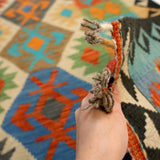 Afghan Maimana Kilim Rug | 4' 2" x 6' 6" - Rug the Rock - available