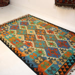 Afghan Maimana Kilim Rug | 4' 2" x 6' 6" - Rug the Rock - available