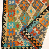 Afghan Maimana Kilim Rug | 4' 2" x 6' 6" - Rug the Rock - available