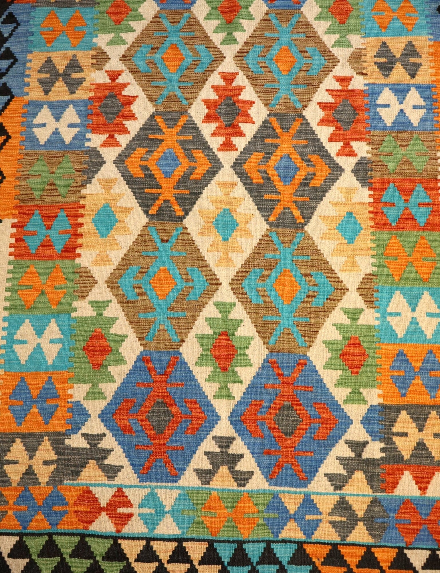 Afghan Maimana Kilim Rug | 4' 2" x 6' 6" - Rug the Rock - available